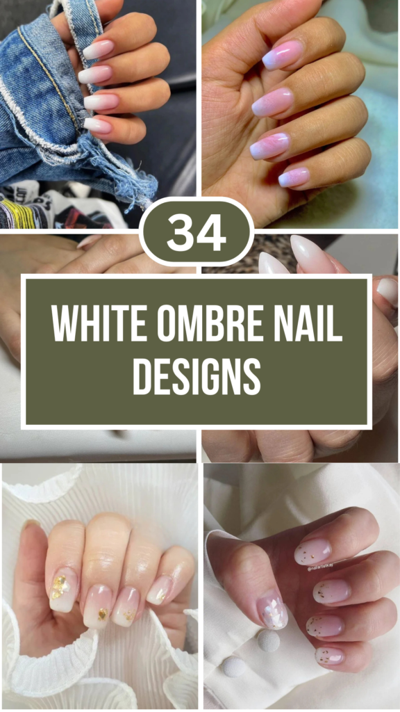 White Ombre Nail Designs