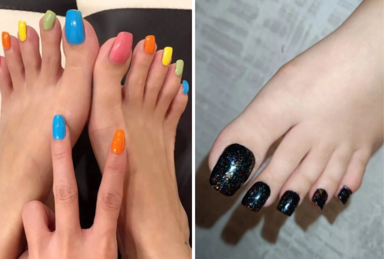 Long Toe Nail Ideas