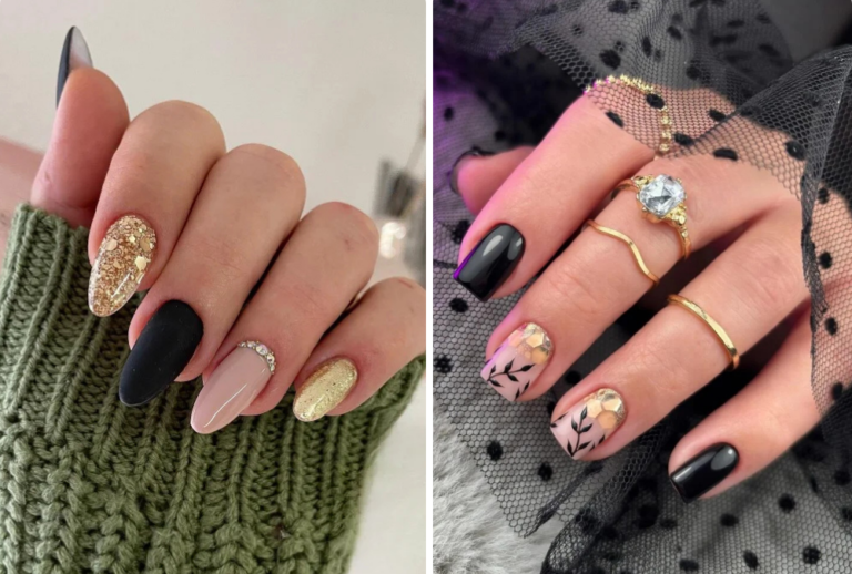 39 Black and Gold Nail Ideas